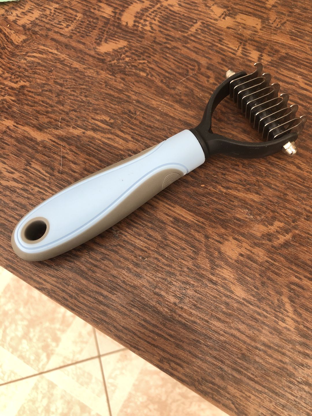 Customer photo review of Peigne de Toilettage Professionnel PuppySafe™