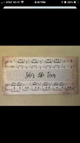 Customer photo review of Custom Couple Music Premium Canvas - Ready to Hang