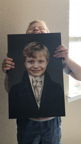 Customer photo review of The Aristocrat - Custom Canvas