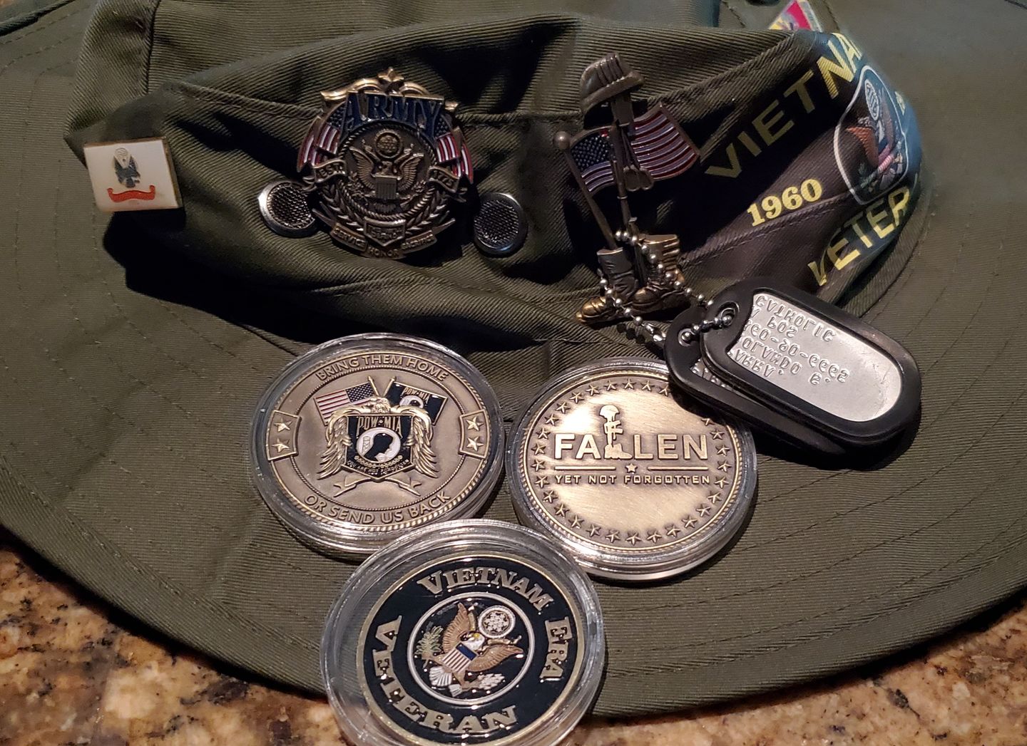 Customer photo review of POW*MIA Memorial Coin