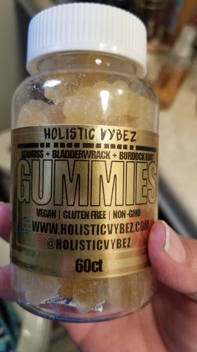 Customer photo review of Organic Sea Moss Gummies - Natural Sea Moss and Bladderwrack with Burdock root Gummy - 60 Gummies