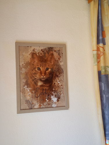 Customer photo review of Aquarell Pawtrait