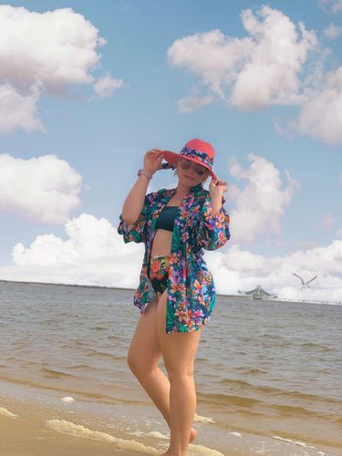 Customer photo review of Twilight Jungle Kimono