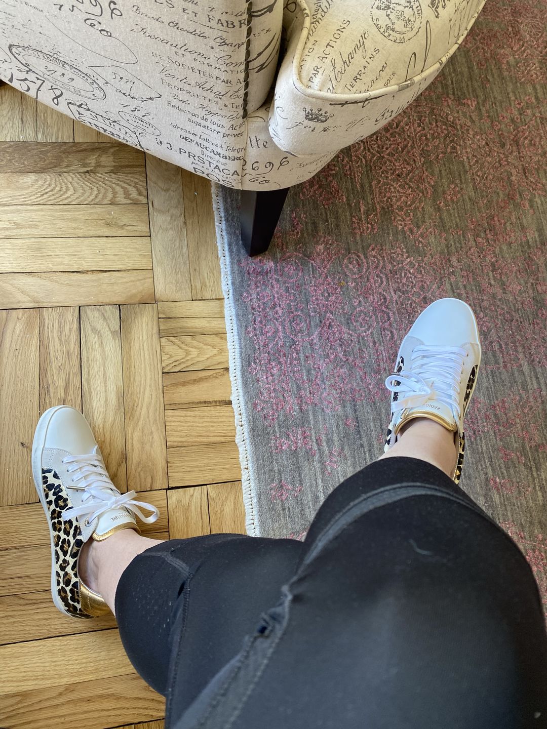 Customer photo review of Flat Waxed Cotton Shoe Laces