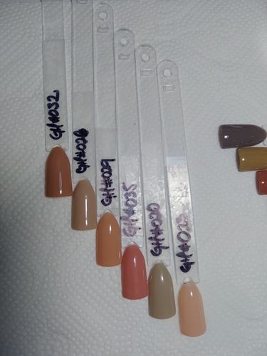 Customer photo review of Dip Powder Nail Kit G642 (6 nude color)