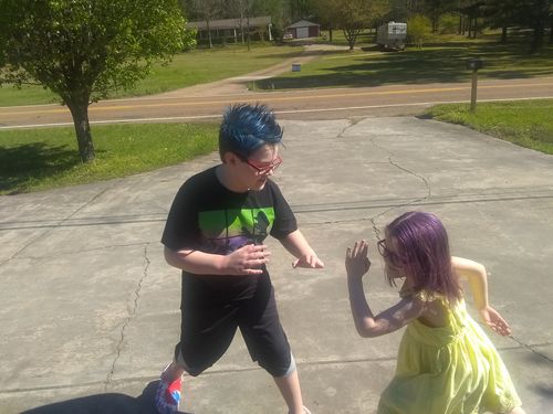 Customer photo review of Hair Color Wax
