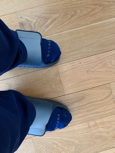 Customer photo review of Knee-High Compression - Dark Blue