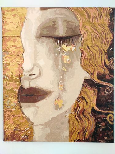 Customer photo review of Gustav Klimt 'The Golden Tears'