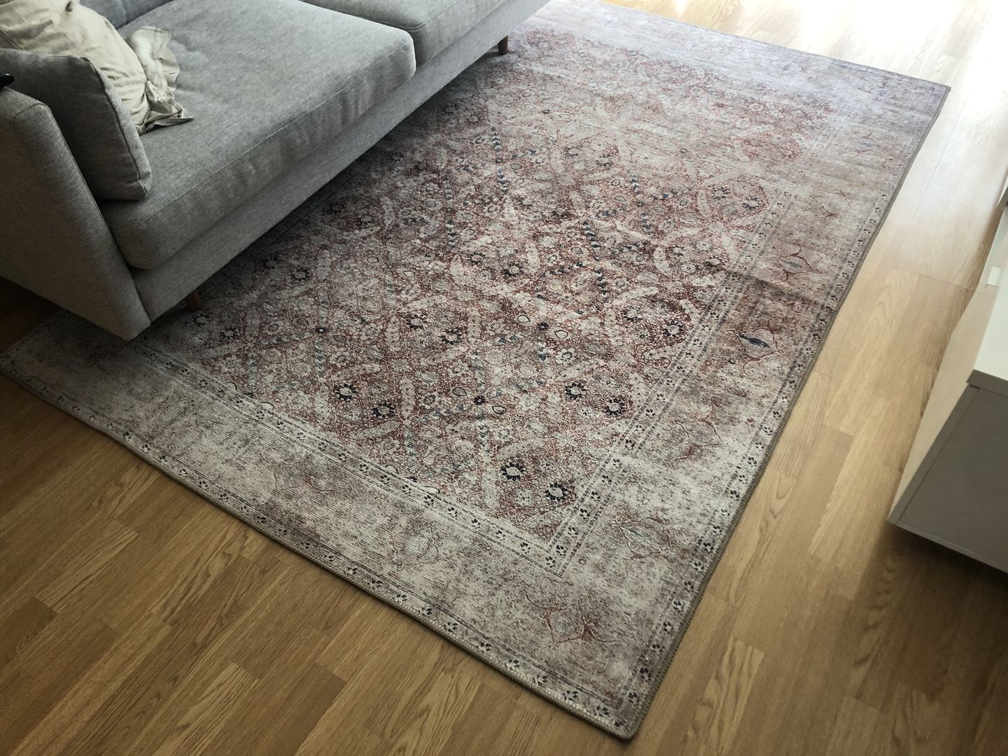 Customer photo review of Distressed Vintage Levent Area Rug