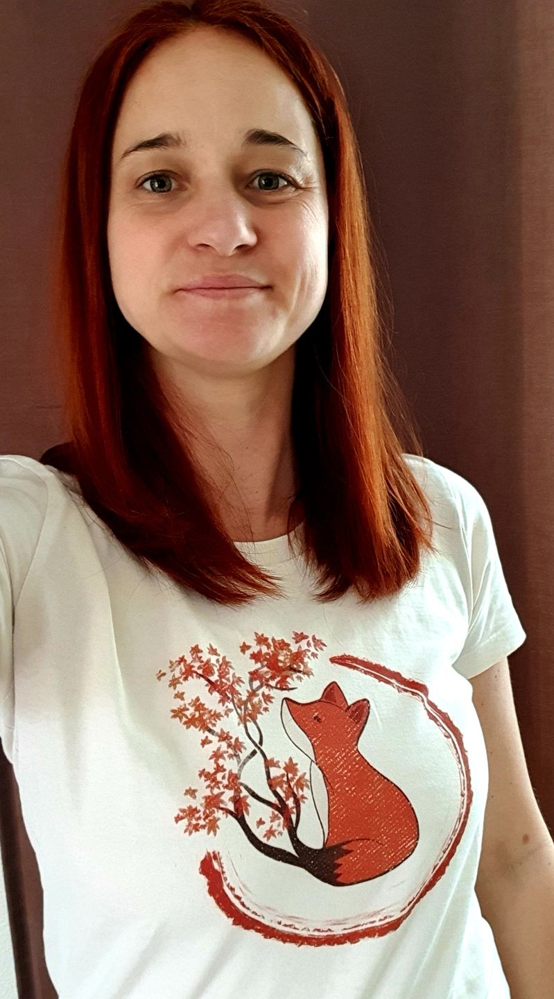 Customer photo review of HERBSTFUCHS  - Bio Damen Shirt