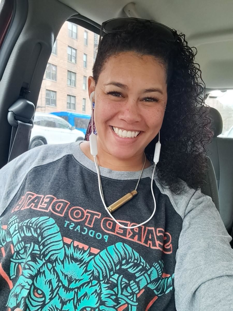 Customer photo review of Demon Knight Baseball Tee