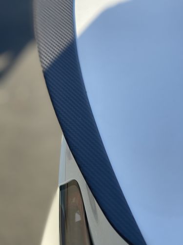 Customer photo review of Carbon Fiber Performance Spoiler for Tesla Model Y 2020-21