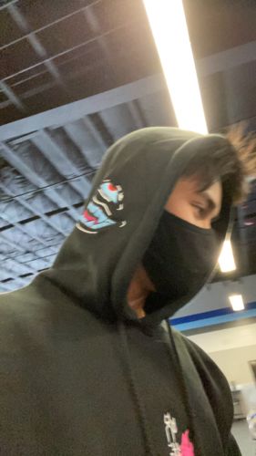 Customer photo review of JJK Black Hoodie
