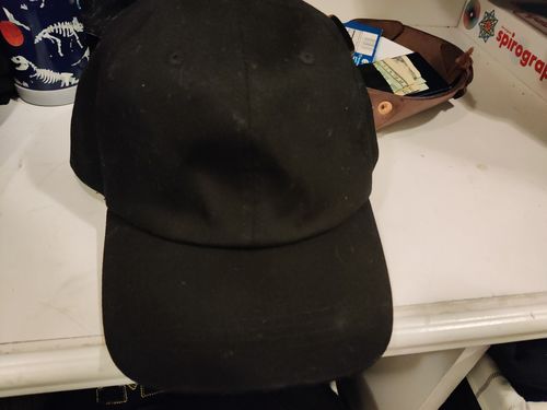 Customer photo review of Big Flexible Fit Hat, Black