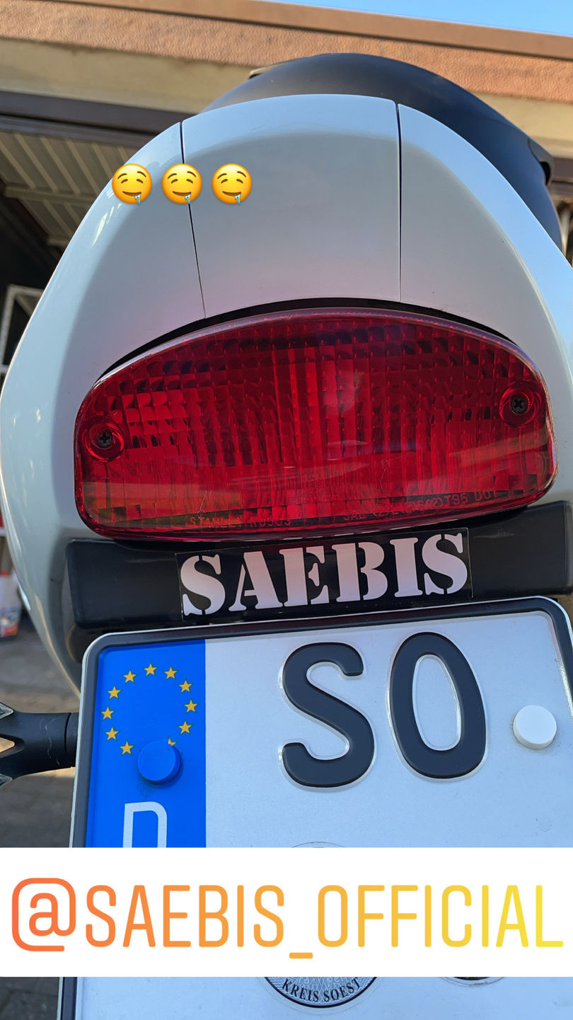Customer photo review of SAEBIS® Sticker schwarz 50x148mm 10er Set