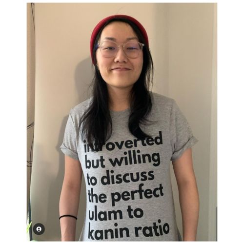 Customer photo review of Filipino T-Shirt Introverted But Ulam Pinoy Print