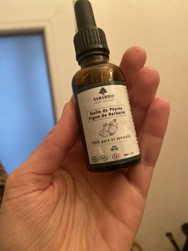 Customer photo review of Sarahbio - huile de pépins de figue de barbarie - 30 mL