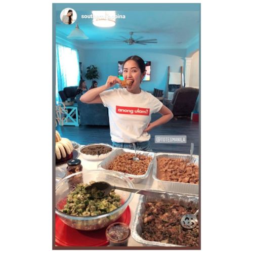 Customer photo review of Filipino T-Shirt Anong Ulam! Pinoy Funny Print