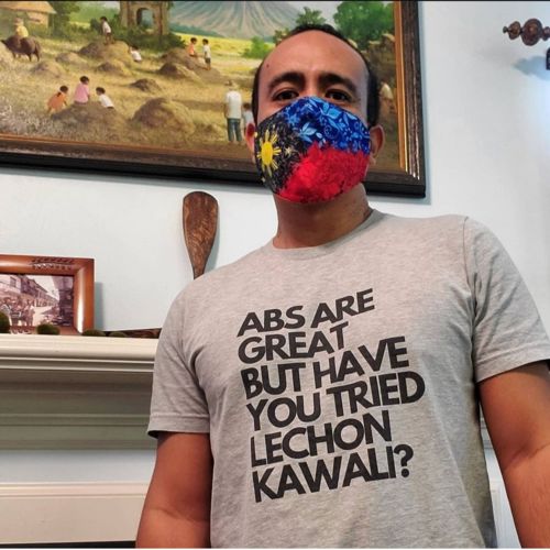 Customer photo review of Filipino T-Shirt Lechon Kawali Pinoy Funny Print