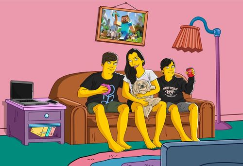 Customer photo review of RETRATO EM ARQUIVO DIGITAL FAMILIA AMARELA