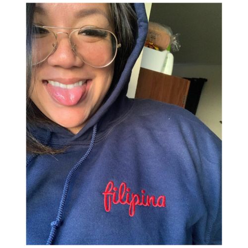 Customer photo review of Filipina Embroidered Hoodie