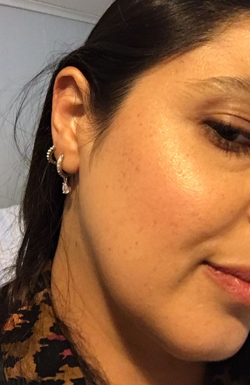 Customer photo review of ARGOLLAS POLAR BAÑADAS EN ORO BLANCO
