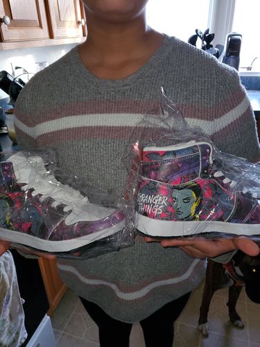 Customer photo review of Eleven High Top Leather Sneaker