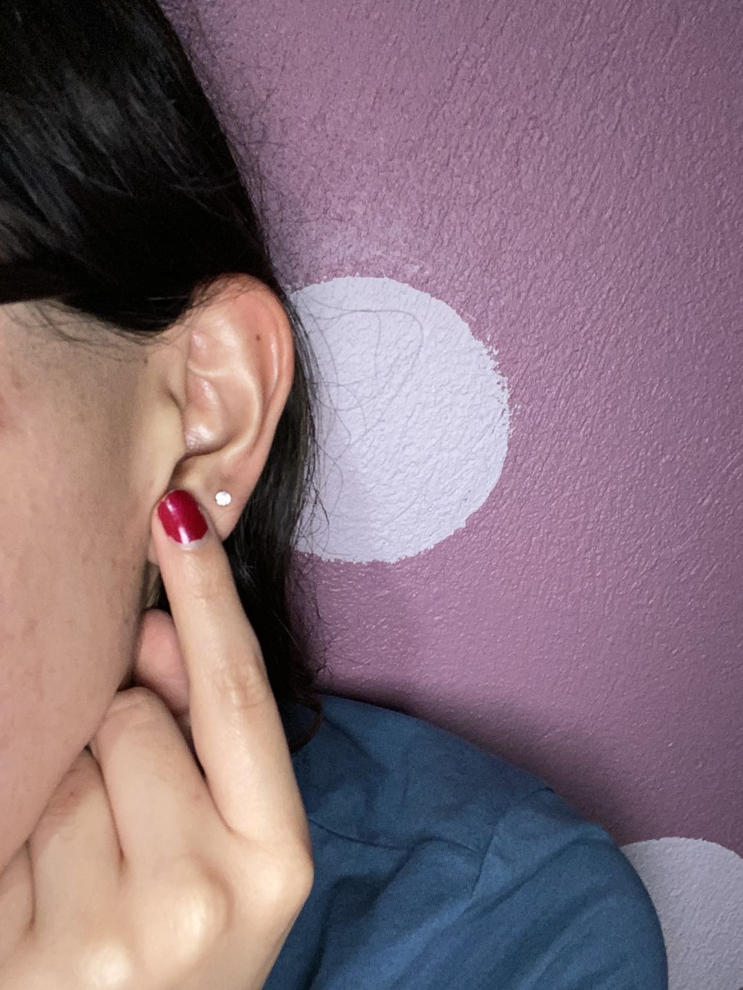 Customer photo review of Piercing Mini Diamante