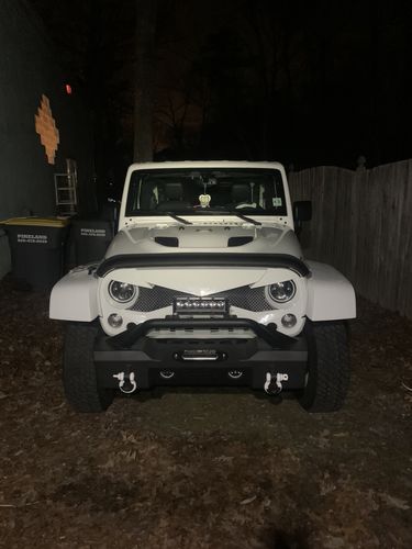 Customer photo review of Hawke Grille - White for 07-18 Jeep Wrangler JK