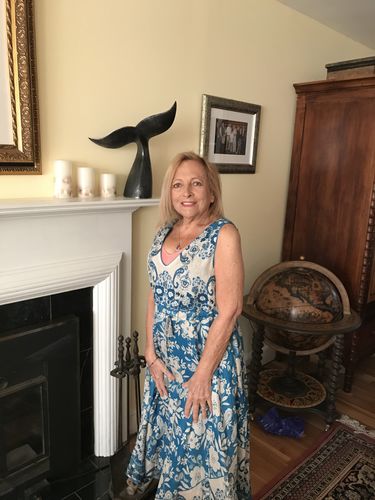 Customer photo review of Johnny Was Giada Floral Paisley Print Handkerchief Dress Boho Chic N36620 NEW