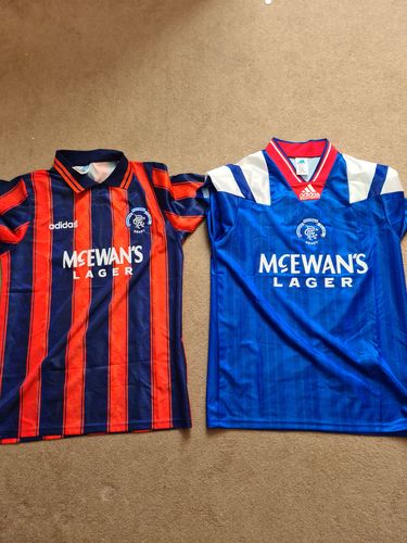 Customer photo review of Glasgow Rangers 1993/1994 Away Kit