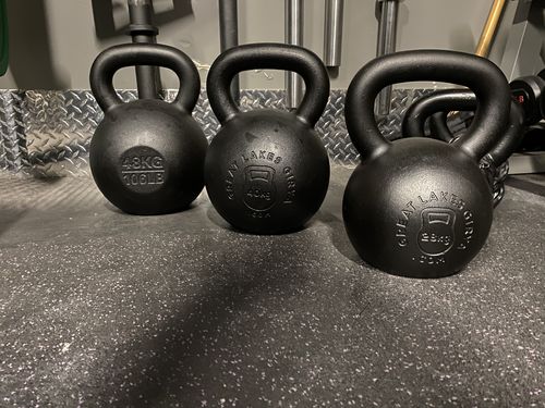 Customer photo review of Great Lakes Girya Polyurethane Bumper Plates (PAIRS)