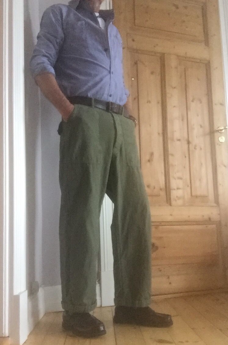Customer photo review of Vietnam War OG-107 Fatigue Utility Pants