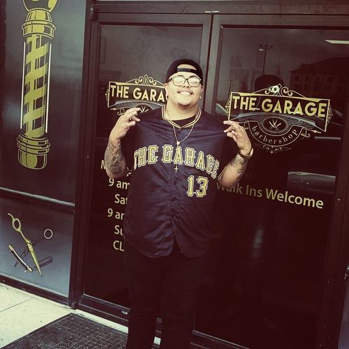 Customer photo review of Custom Royal Gray-Orange Baseball Jersey