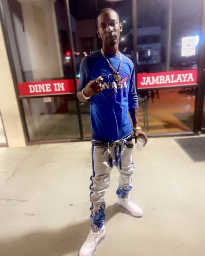 Customer photo review of Fire Side Taping Skinny Fit Denim Snow Wash - Royal Blue (HZW8448)