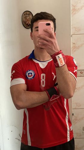 Customer photo review of Muñequeras Crossfit Pink Camo