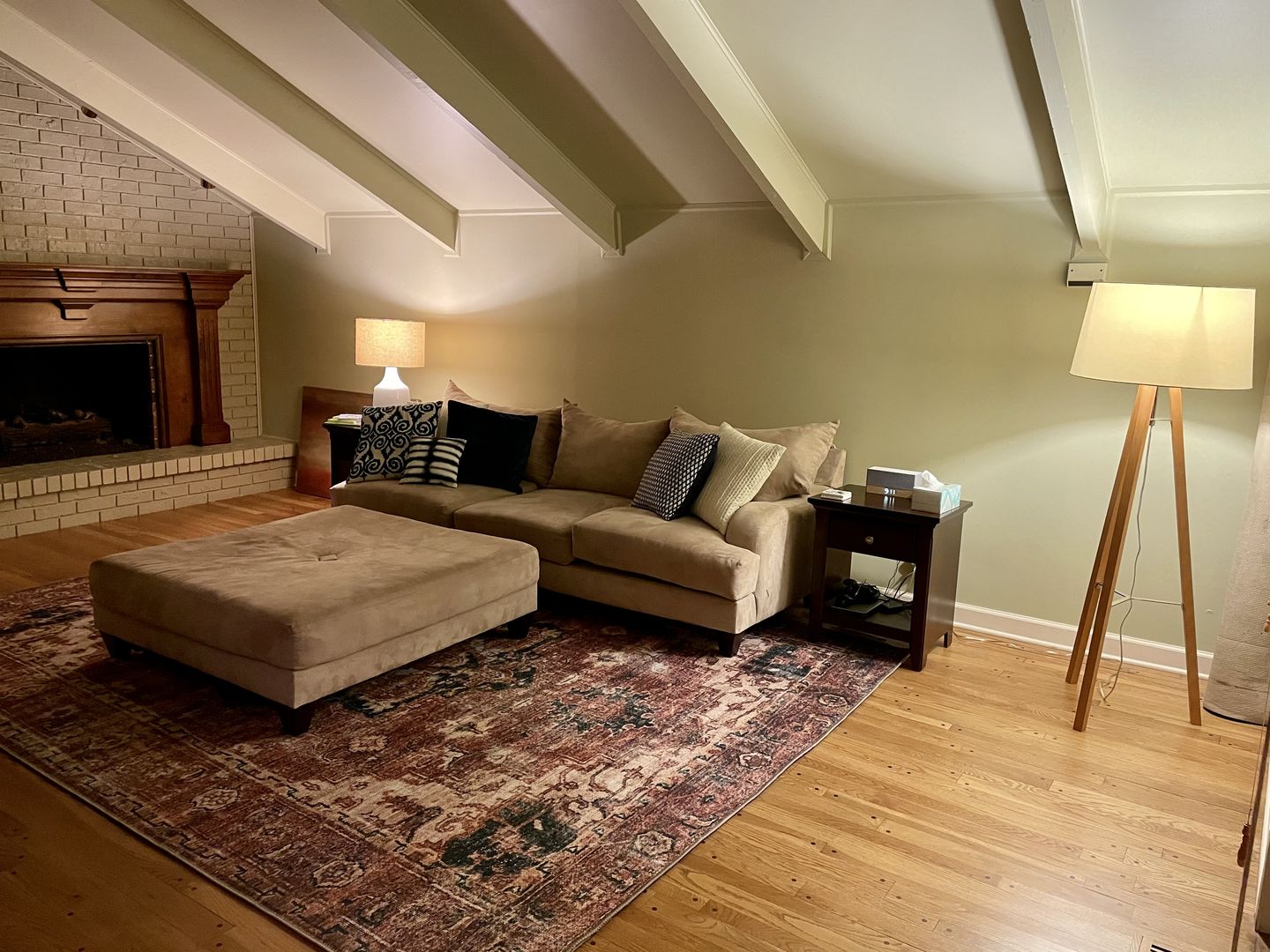 Customer photo review of Distressed Vintage Cezanne Terracotta Area Rug