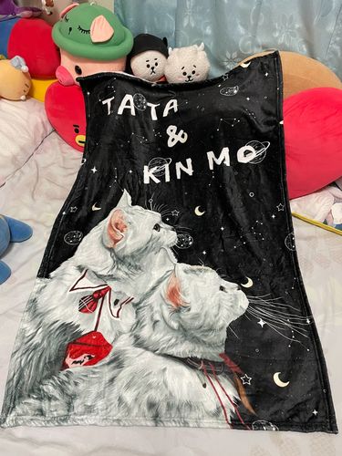 Customer photo review of 【客製】手繪寵物 法蘭絨毛毯 Custom Pet Fleece Blanket
