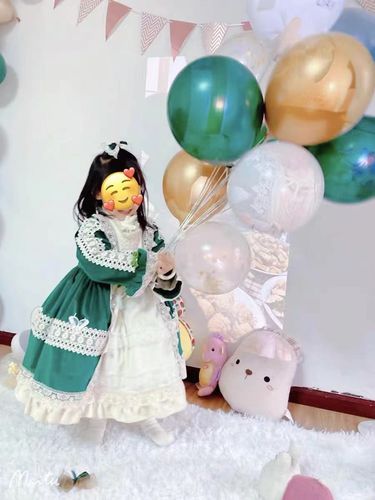 Customer photo review of Lolita Lace Floral Girl Princess Cake Dress