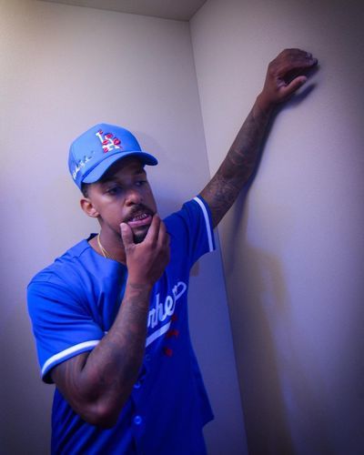 Customer photo review of Custom White White-Royal Authentic Baseball Jersey