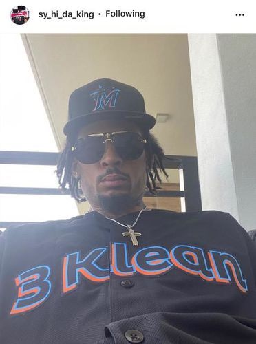 Customer photo review of Custom Royal Gray-Orange Baseball Jersey