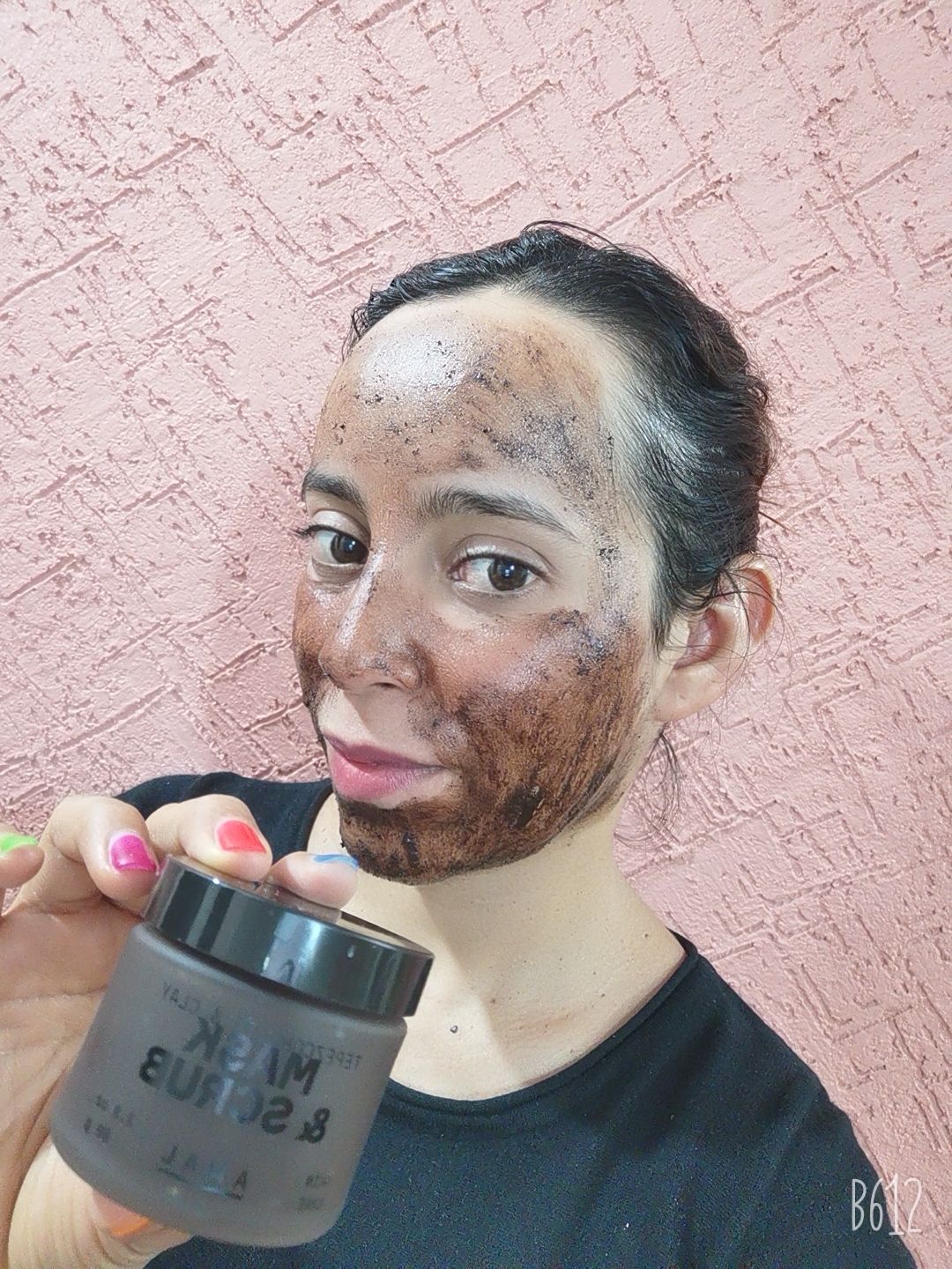 Customer photo review of Mask & Scrub / Mascarilla - Exfoliante de Tepezcohuite