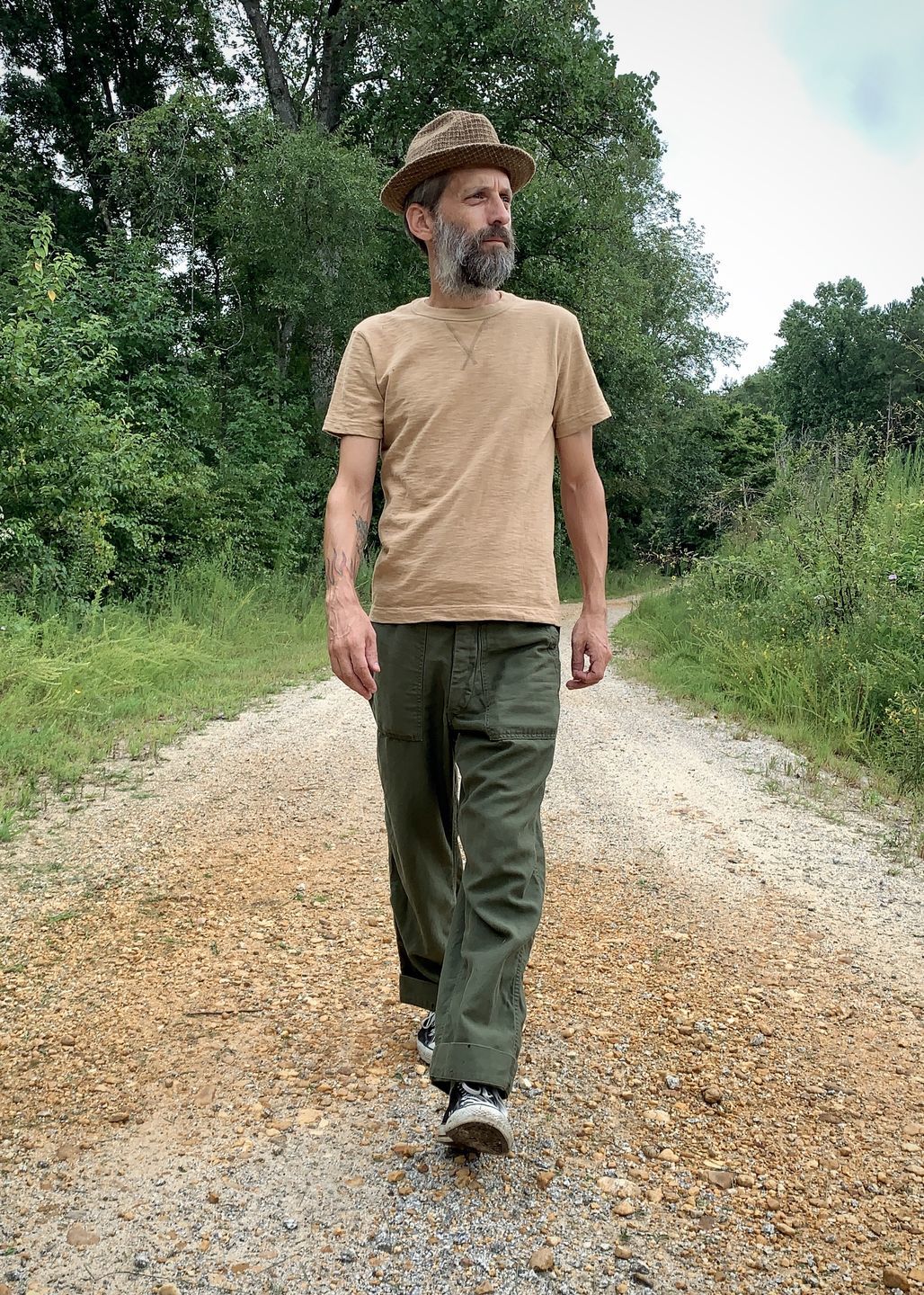 Customer photo review of Vietnam War OG-107 Fatigue Utility Pants
