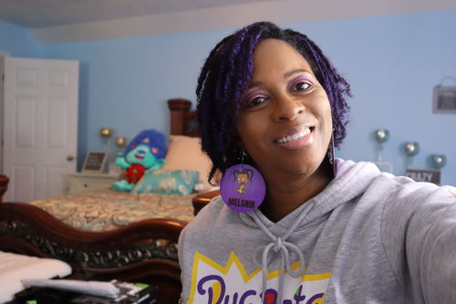 Customer photo review of Get Hued - Purple Rain