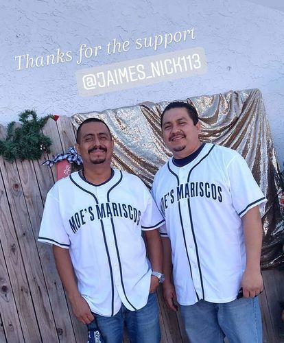 Customer photo review of Custom White White-Royal Authentic Baseball Jersey
