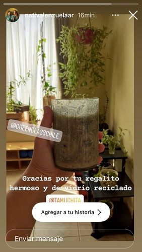 Customer photo review of Om Glass Juego de 4 Vasos