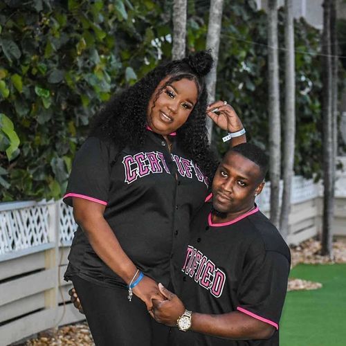 Customer photo review of Custom Red Navy-White Baseball Jersey
