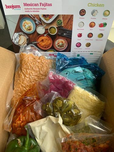 Customer photo review of Boojum Chicken Fajita Meal Kit For 4 People