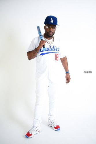 Customer photo review of Custom White Black-Crimson Authentic Baseball Jersey