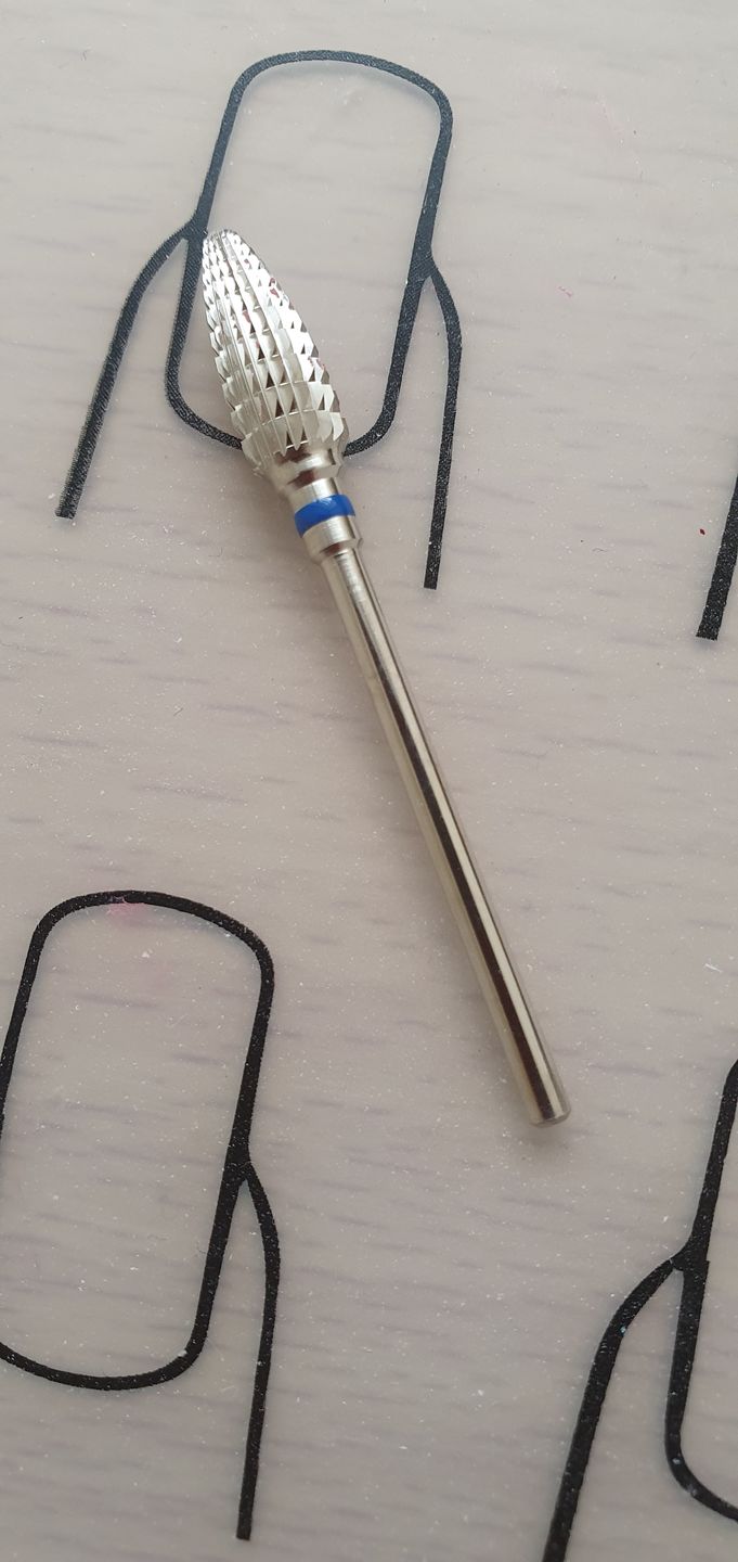 Customer photo review of Semilac Drill Bit-Carbide Cone 002